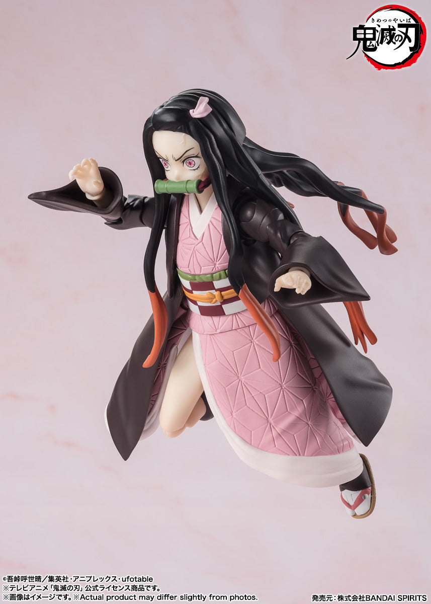 FIGURA NEZUKO KAMADO DEMON SLAYER -KIMETSU NO YAIBA- S.H. FIGUARTS BANDAI TAMASHII NATIONS