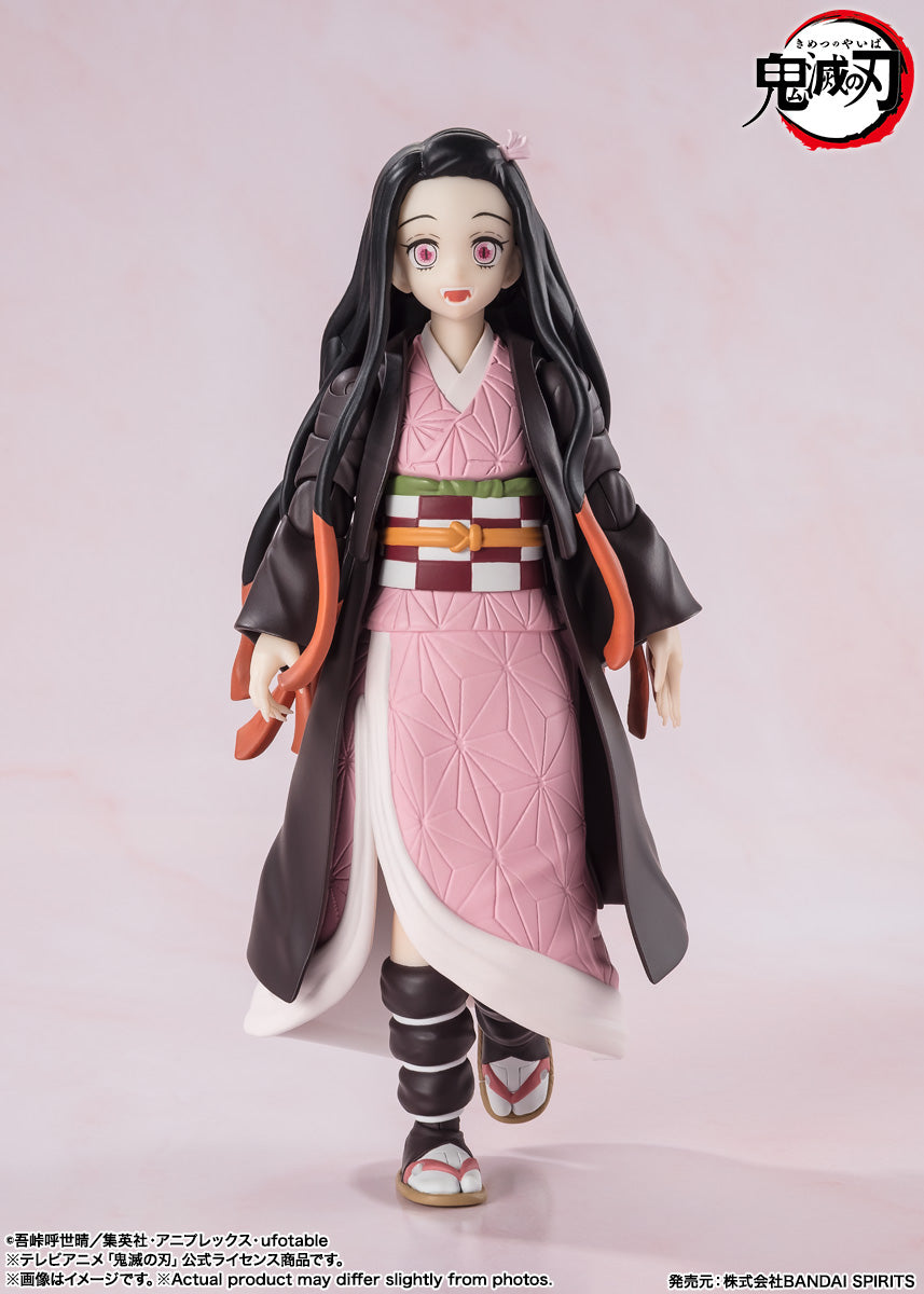 FIGURA NEZUKO KAMADO DEMON SLAYER -KIMETSU NO YAIBA- S.H. FIGUARTS BANDAI TAMASHII NATIONS
