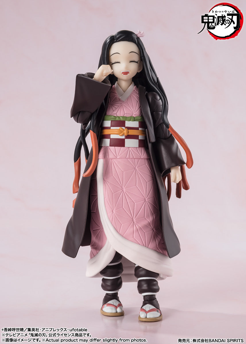 FIGURA NEZUKO KAMADO DEMON SLAYER -KIMETSU NO YAIBA- S.H. FIGUARTS BANDAI TAMASHII NATIONS