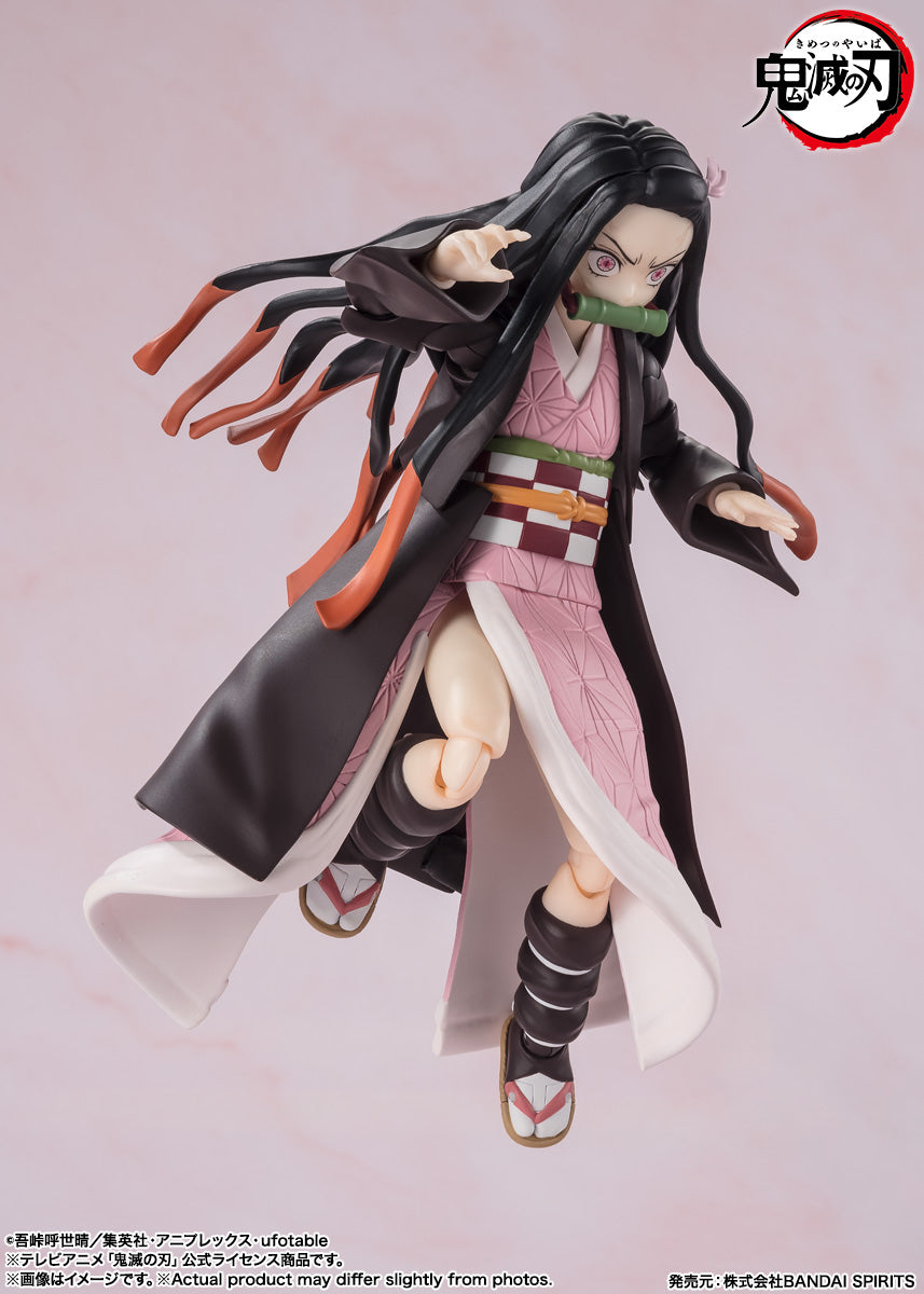 FIGURA NEZUKO KAMADO DEMON SLAYER -KIMETSU NO YAIBA- S.H. FIGUARTS BANDAI TAMASHII NATIONS