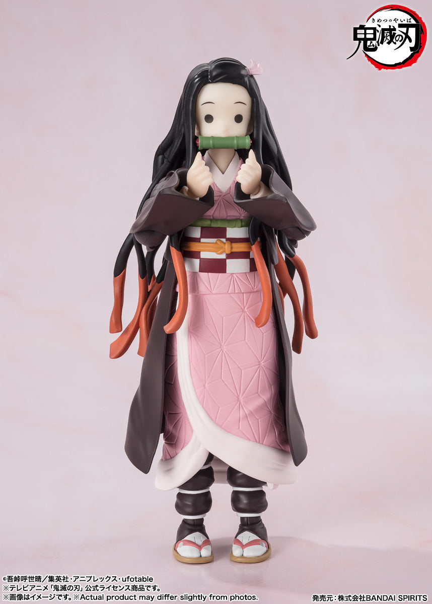 FIGURA NEZUKO KAMADO DEMON SLAYER -KIMETSU NO YAIBA- S.H. FIGUARTS BANDAI TAMASHII NATIONS