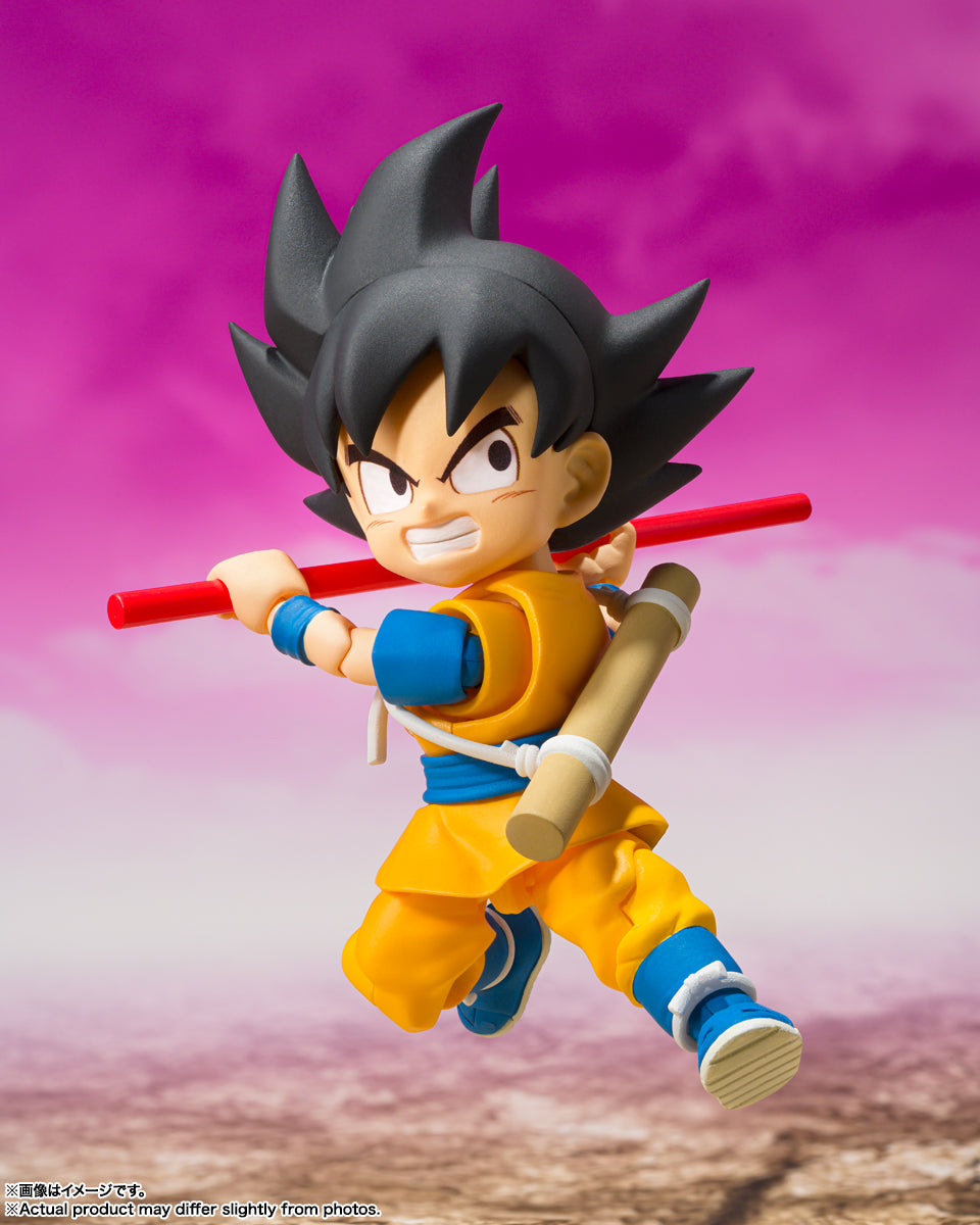 FIGURA SON GOKU MINI DRAGON BALL DAIMA- S.H. FIGUARTS BANDAI TAMASHII NATIONS