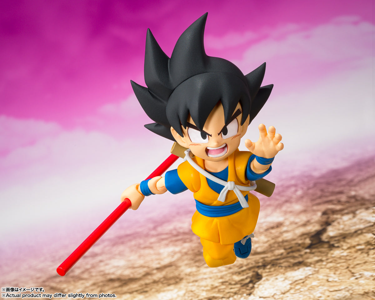 FIGURA SON GOKU MINI DRAGON BALL DAIMA- S.H. FIGUARTS BANDAI TAMASHII NATIONS