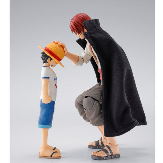 FIGURA ONE PIECE SHANKS & MONKEY D. LUFFY CHILDHOOD S.H. FIGUARTS BANDAI SPIRITS TAMASHII NATIONS