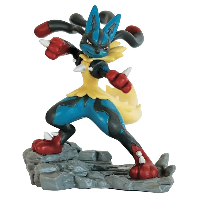 CAJA FIGURA MEGA LUCARIO EX POKEMON (ESPAÑOL)