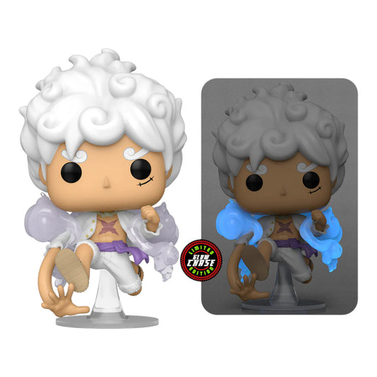 BUNDLE FUNKO POP ONE PIECE LUFFY GEAR FIVE #1607 - NORMAL + CHASE