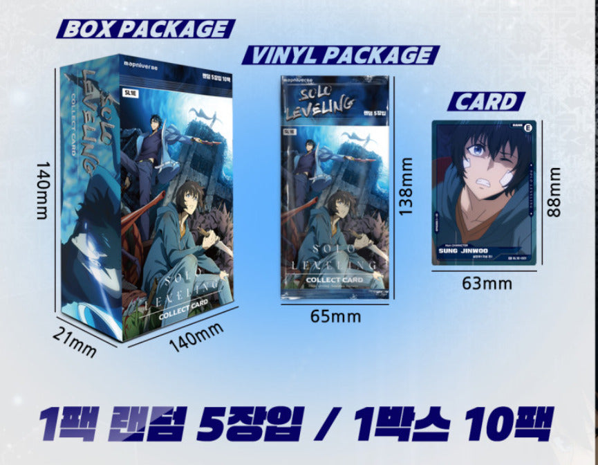 BOOSTER BOX SOLO LEVELING VOL 1 COLLECT CARD MAPNIVERSE SL1E (COREANO)
