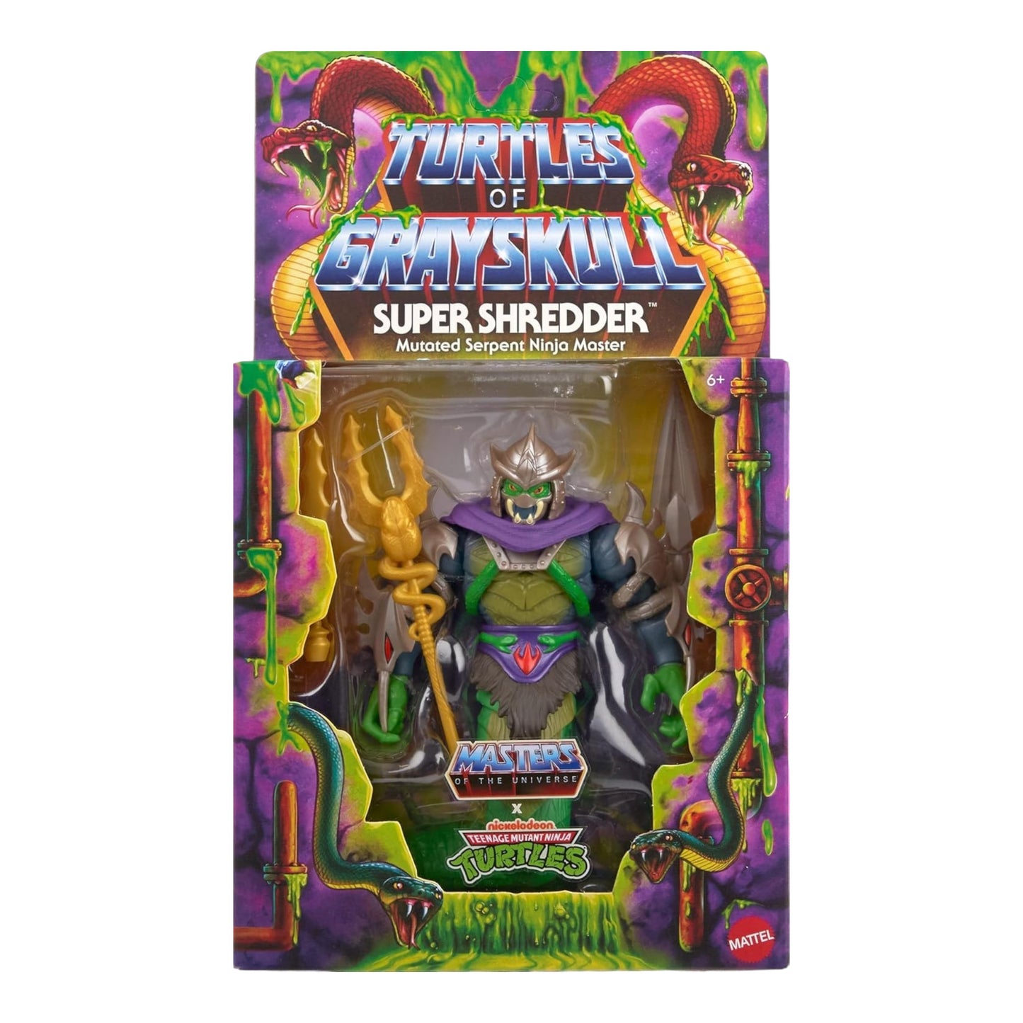FIGURA SUPER SHREDDER TURTLES OF GRAYSKULL MASTERS OF THE UNIVERSE ORIGINS DELUXE