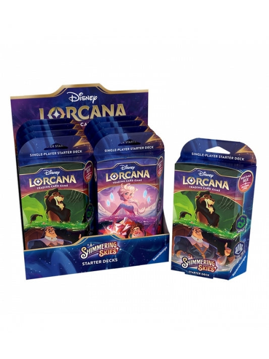 DISNEY LORCANA SERIE 5 - SHIMMERING SKIES STARTER DECK (INGLÉS)