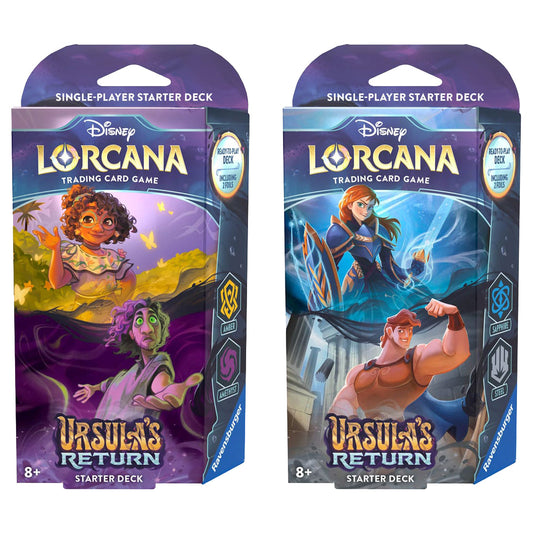 DISNEY LORCANA SERIE 4 - URSULA'S RETURN STARTER DECK (INGLÉS)