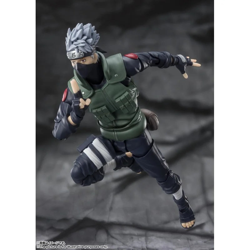 FIGURA HATAKE KAKASHI THE FAMED SHARINGAN HERO - NARUTO SHIPPUDEN - S.H. FIGUARTS BANDAI SPIRITS TAMASHII NATIONS 15CM (RE-RUN)