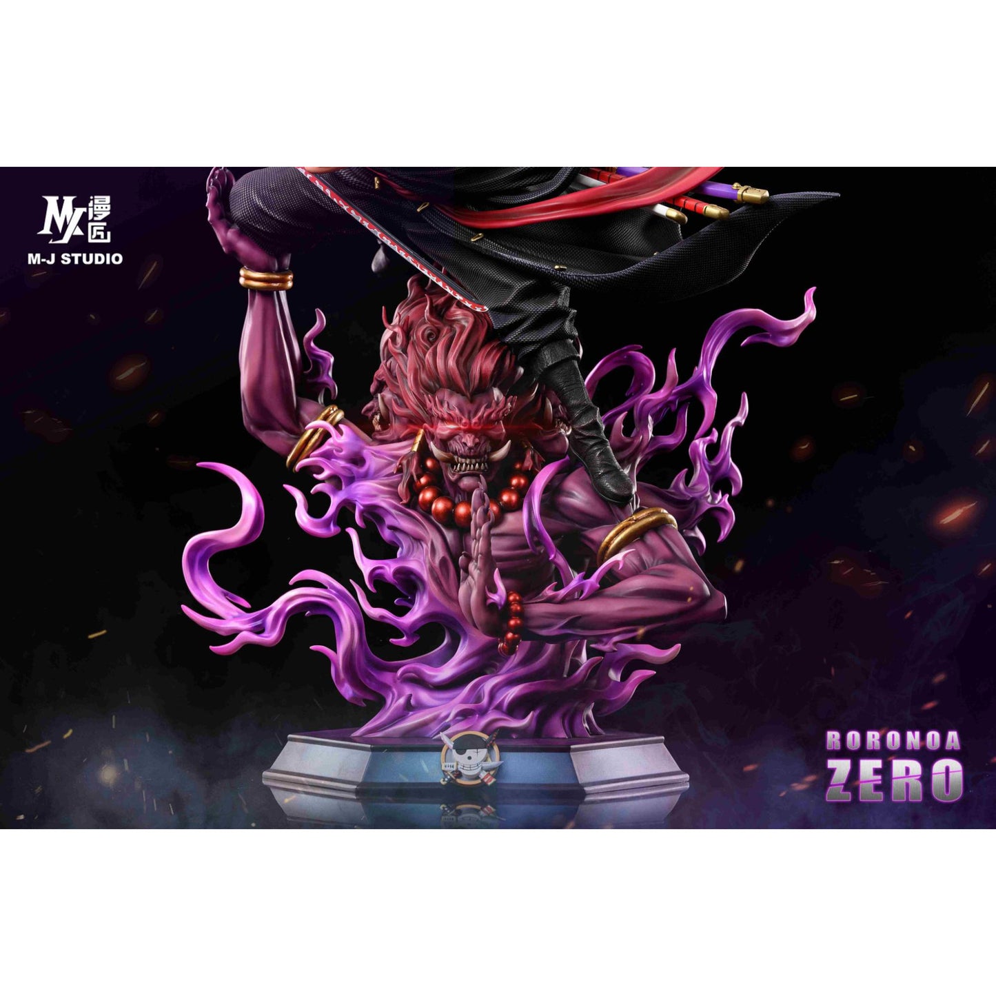 ONE PIECE MJ STUDIO RORONOA ZORO ASURA FORM (SOLID EFECTS) STATUE RESIN