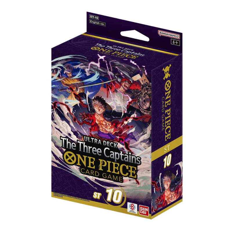 ONE PIECE STARTER DECK ST-10 "THE THREE CAPTIANS" (ENGLISH) SUNNY COLLECTIBLES S.L ONE PIECE STARTER DECK ST-10 "THE THREE CAPTIANS" (ENGLISH) SUNNY COLLECTIBLES S.L