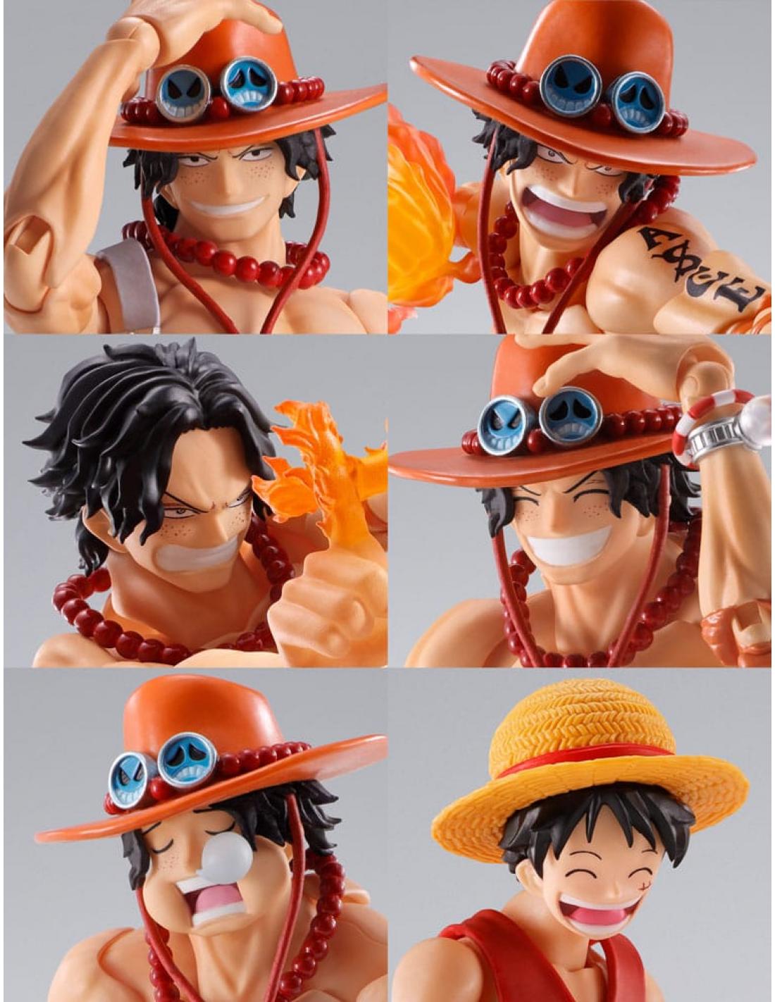 FIGURA ONE PIECE PORTGAS D. ACE -FIRE FIST- S.H. FIGUARTS BANDAI SPIRITS TAMASHII NATIONS 15,5 CM