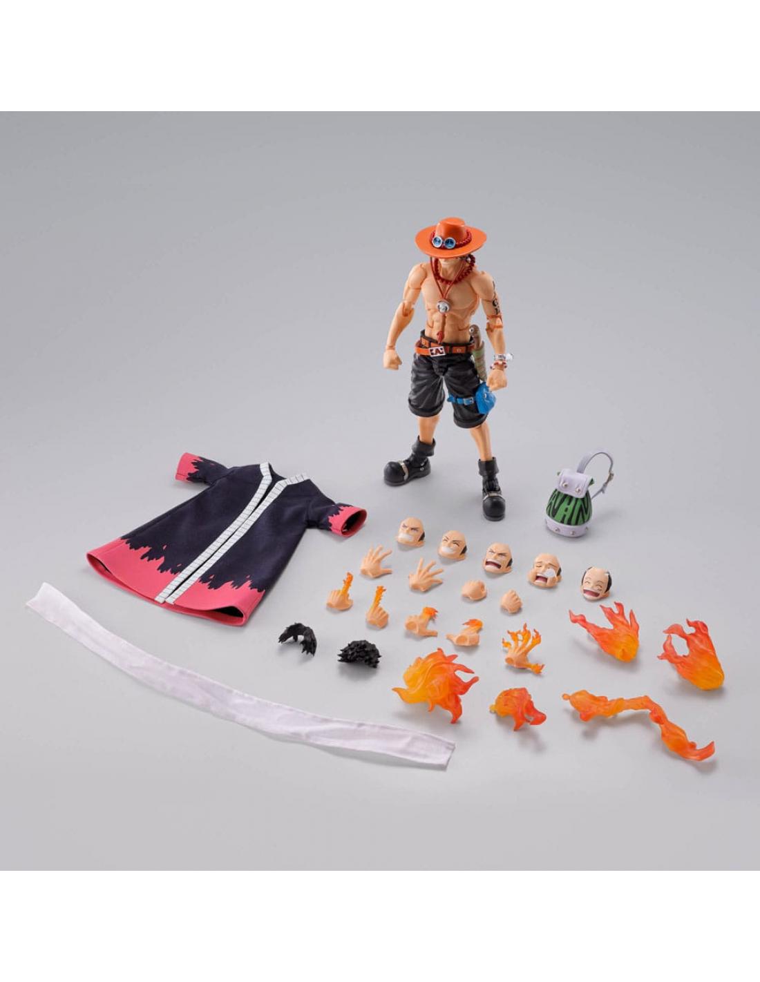 FIGURA ONE PIECE PORTGAS D. ACE -FIRE FIST- S.H. FIGUARTS BANDAI SPIRITS TAMASHII NATIONS 15,5 CM