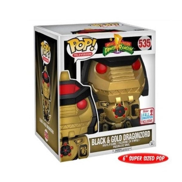 FUNKO POP POWER RANGERS BLACK & GOLD DRAGONZORD #535 NYCC 2017
