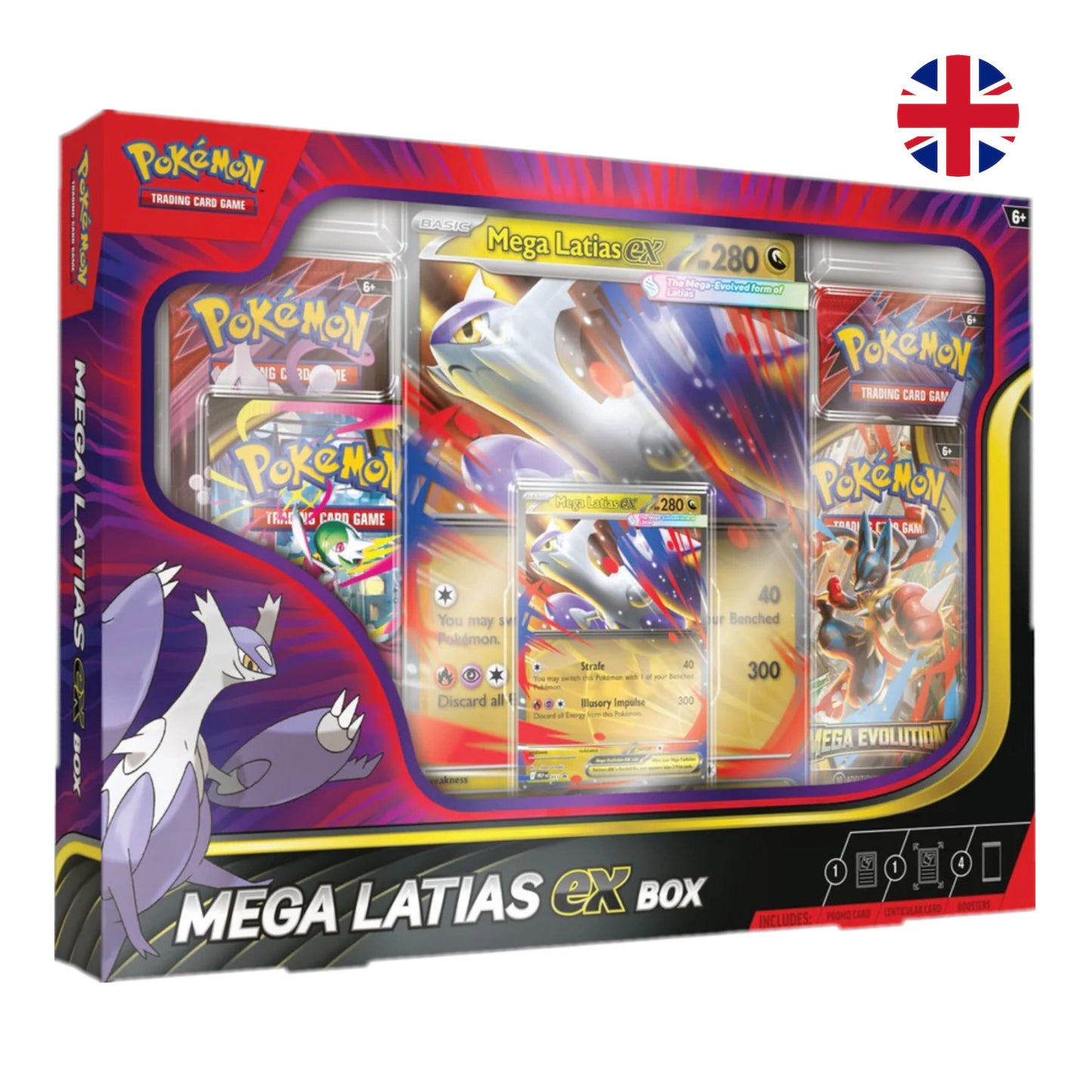 POKEMON TCG BOX MEGA LATIAS EX POKEMON (INGLÉS)