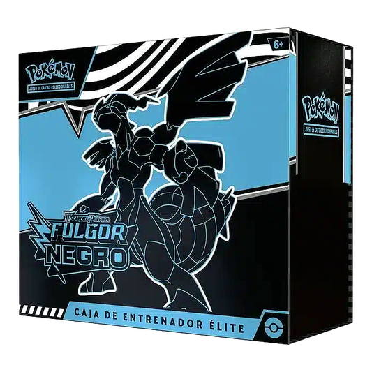ETB POKEMON FULGOR NEGRO - ELITE TRAINER BOX SV10.5 (ESPAÑOL)