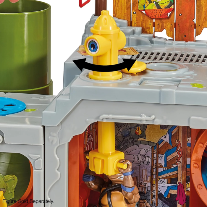 SECRET SEWER LID PLAYSET CLASSIC TMNT MUTANT MODULE - PLAYMATES TOYS