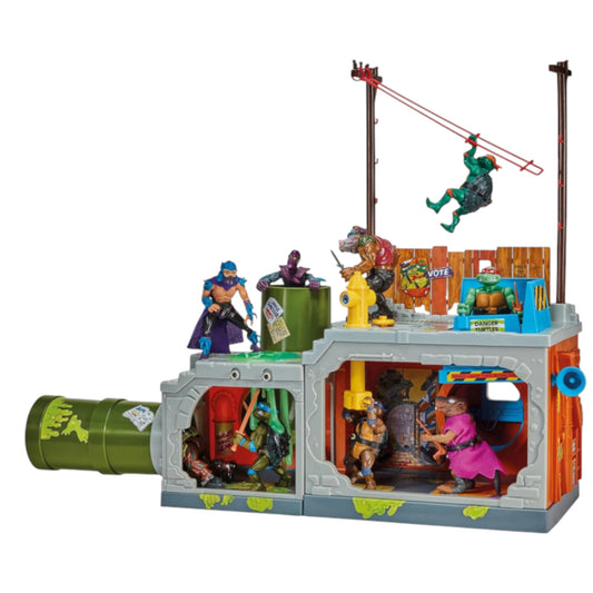 SECRET SEWER LID PLAYSET CLASSIC TMNT MUTANT MODULE - PLAYMATES TOYS