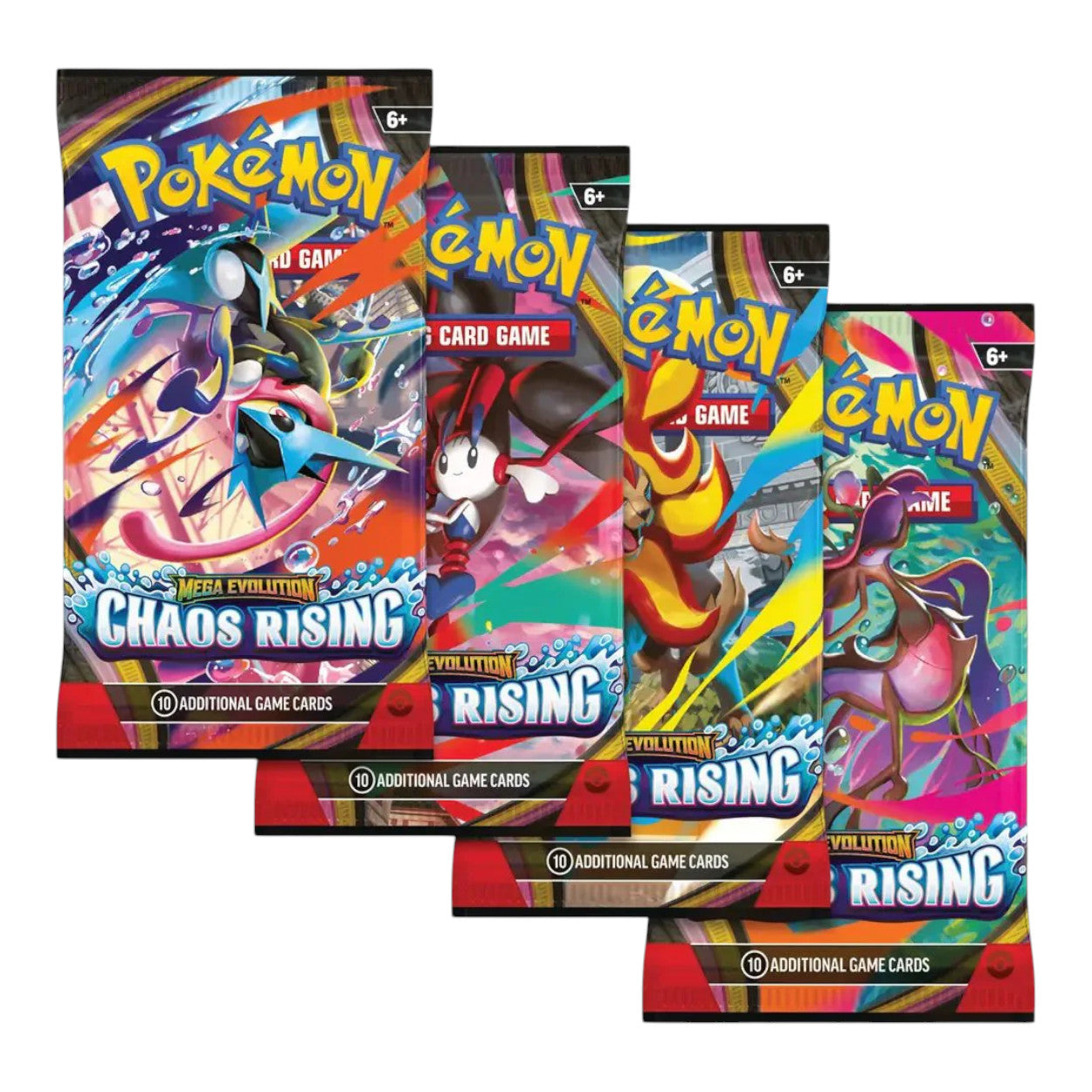 BOOSTER POKEMON CHAOS RISING - SOBRE INGLÉS