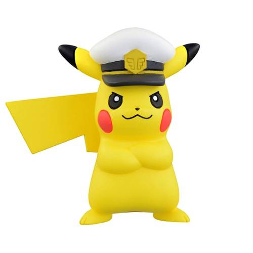 FIGURA PVC POKEMON CAPTAIN PIKACHU MONSTER COLLECTION MS-12 TAKARA TOMY