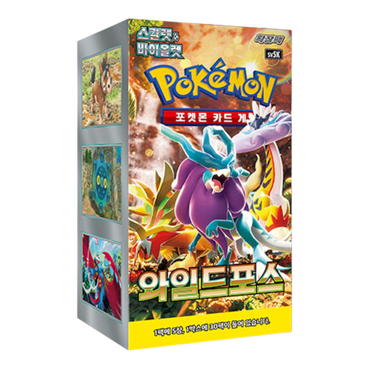 CAJA POKEMON SV5K WILD FORCE - COREANO