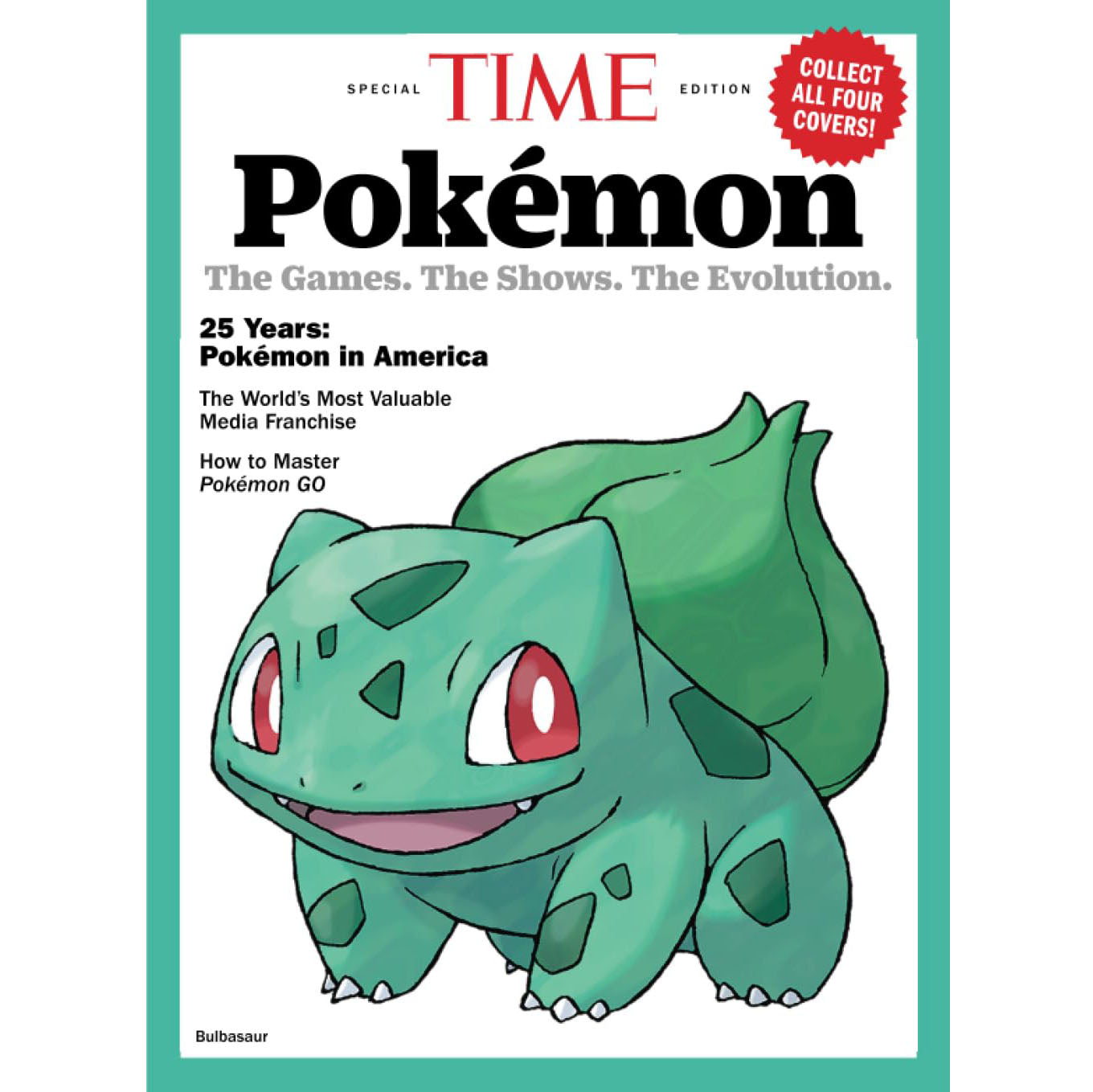 TIME x Pokemon - Bulbasur (Paperback)