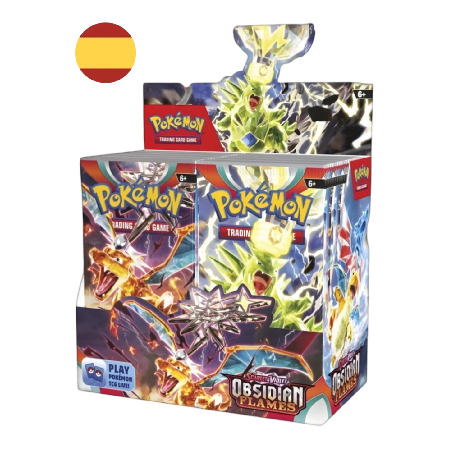 CAJA POKEMON SV3 LLAMAS OBSIDIANAS 36 SOBRES (ESPAÑOL)