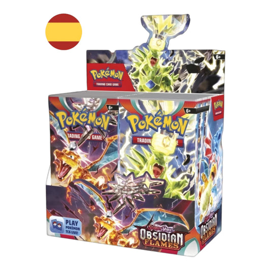 CAJA POKEMON SV3 LLAMAS OBSIDIANAS 36 SOBRES (ESPAÑOL)