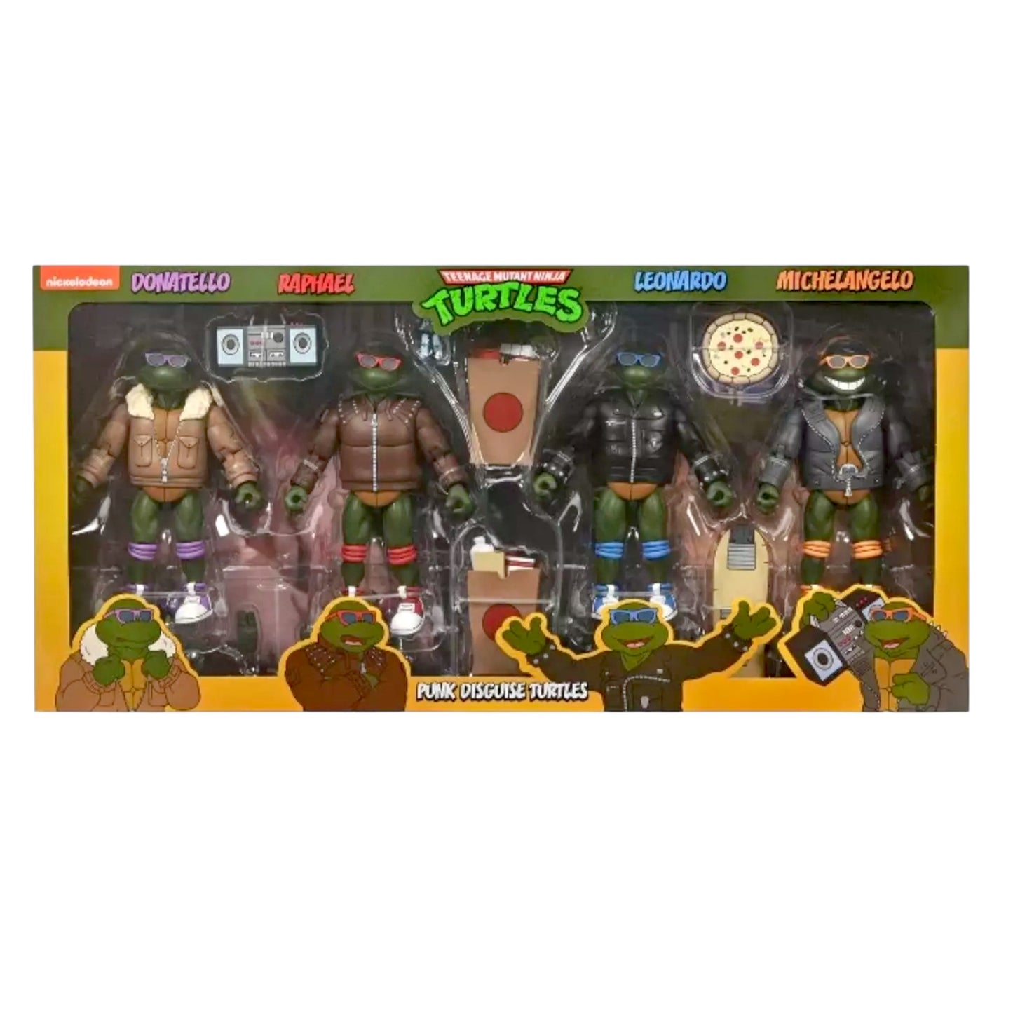 NECA PUNK TURTLES 4 PACK TEENAGE MUTANT NINJA TURTLES