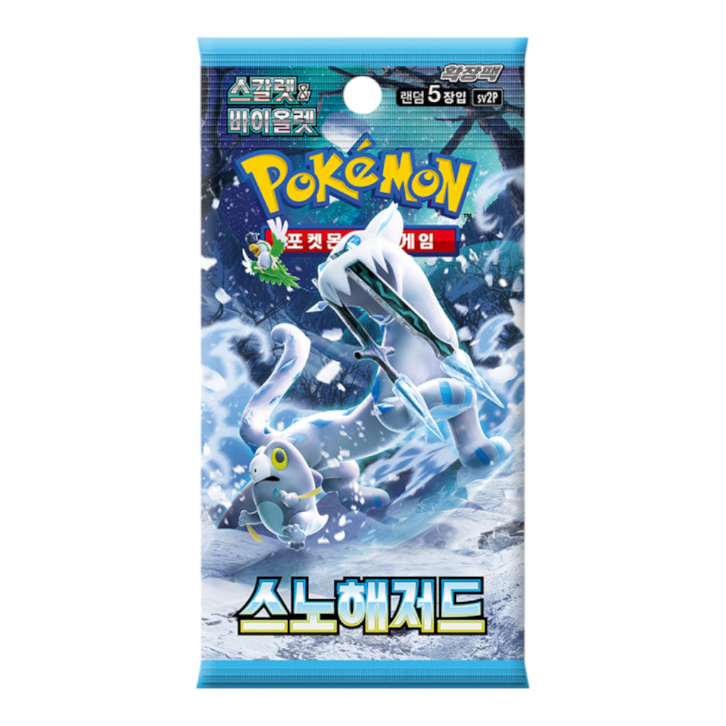 BOOSTER POKEMON SV2P SNOW HAZARD - SOBRE COREANO