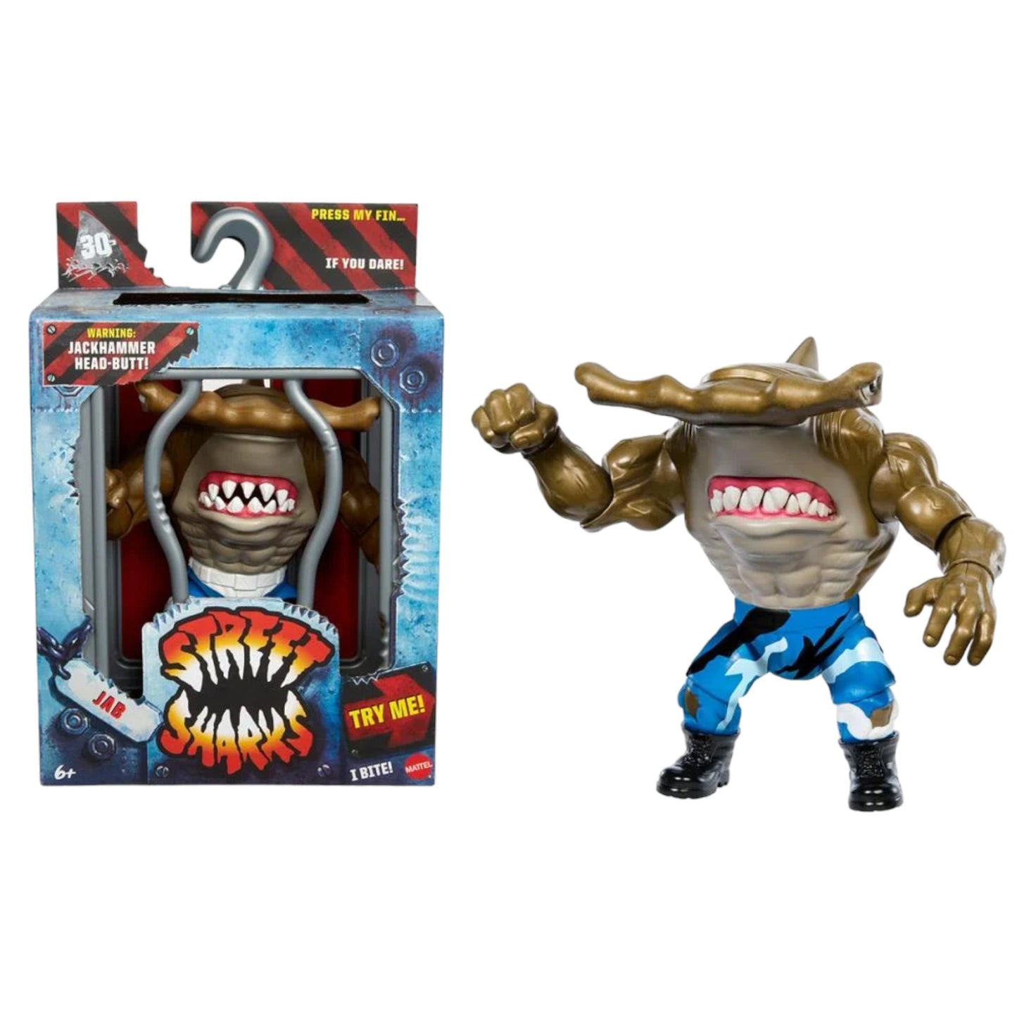 STREET SHARKS 2024 JAB MATTEL 30TH ANNIVERSARY 6" ARTICULATED