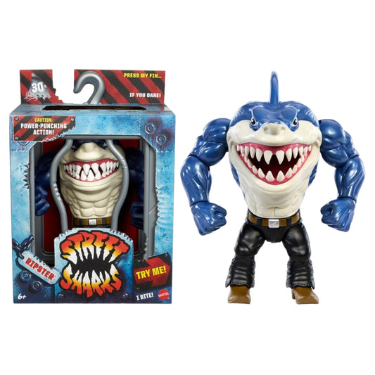 STREET SHARKS 2024 RIPSTER MATTEL 30TH ANNIVERSARY 6" ARTICULATED