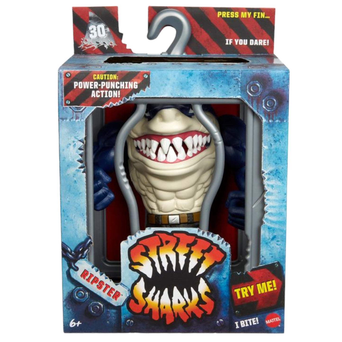 STREET SHARKS 2024 RIPSTER MATTEL 30TH ANNIVERSARY 6" ARTICULATED