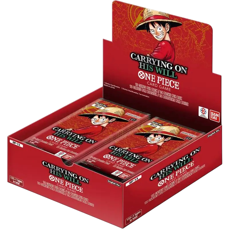 CAJA ONE PIECE OP13 - CARRYING ON HIS WILL (INGLÉS) – SUNNY