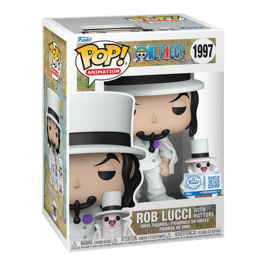 FUNKO POP ONE PIECE ROB LUCCI WITH HATTORI #1275