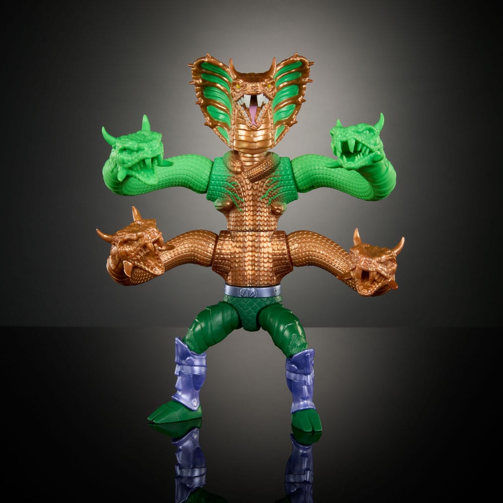 FIGURA KING HISS TURTLES OF GRAYSKULL MASTERS OF THE UNIVERSE ORIGINS DELUXE