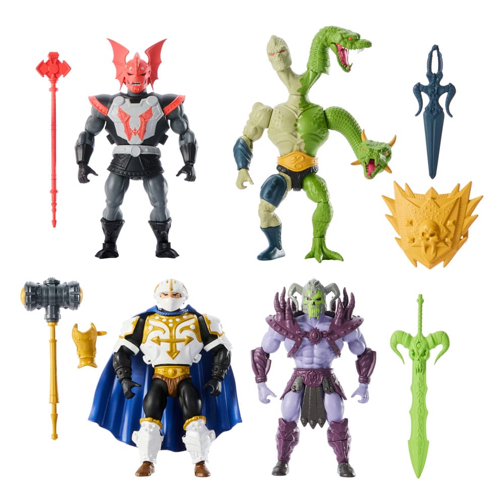 4 PACK BATTLE FOR ETERNIA MASTERS OF THE UNIVERSE ORIGINS - MATTEL