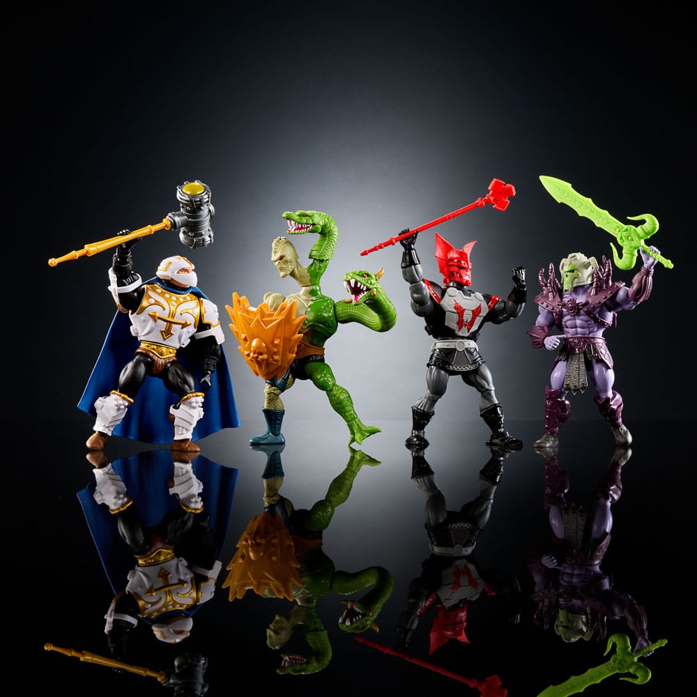 4 PACK BATTLE FOR ETERNIA MASTERS OF THE UNIVERSE ORIGINS - MATTEL