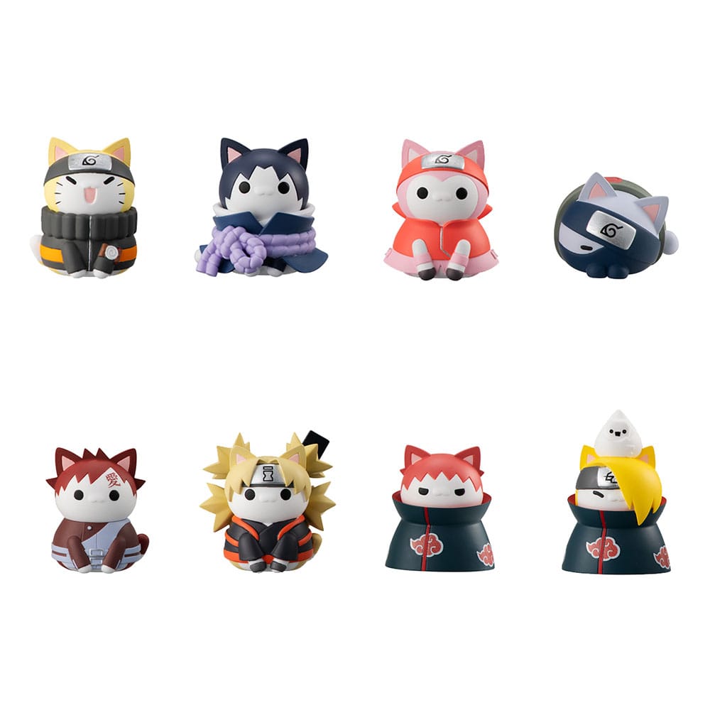 BLIND BOX NARUTO SHIPPUDEN MEGA CAT PROJECT NYARUTO - BATTLE WITH AKATSUKI (3CM)
