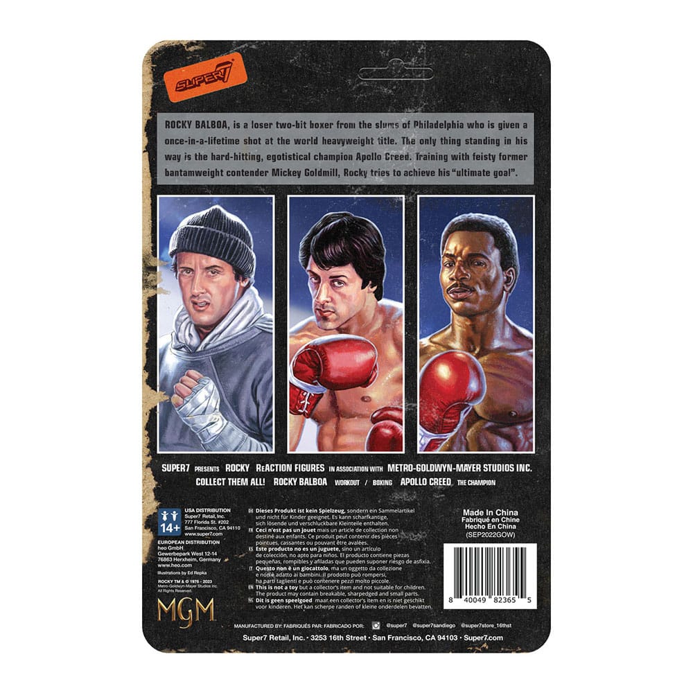 FIGURA ROCKY BALBOA - REACTION SUPER7