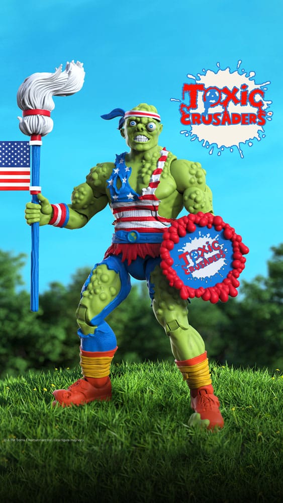 FIGURA TOXIC CRUSADERS TOXIE ULTIMATES SUPER7