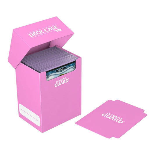 DECK CASE 80+ CAJA DE CARTAS TAMAÑO ESTANDAR ROSA - ULTIMATE GUARD