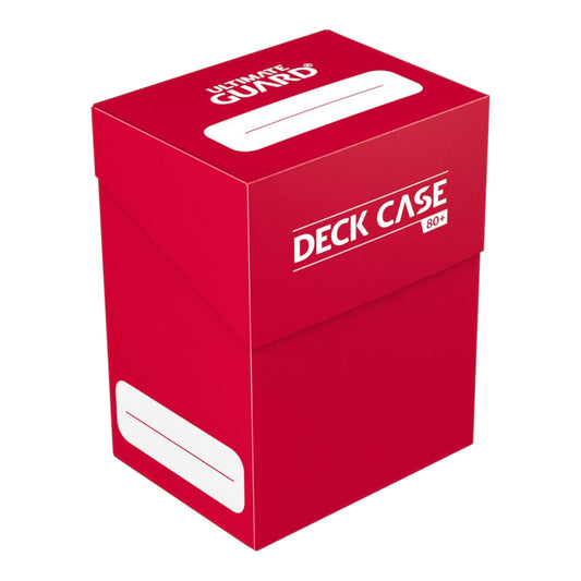 DECK CASE 80+ CAJA DE CARTAS TAMAÑO ESTANDAR ROJO - ULTIMATE GUARD