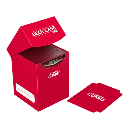 DECK CASE 100+ CAJA DE CARTAS TAMAÑO ESTANDAR ROJO - ULTIMATE GUARD