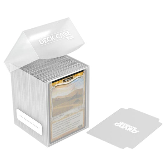 DECK CASE 100+ CAJA DE CARTAS TAMAÑO ESTANDAR TRANSPARENTE - ULTIMATE GUARD