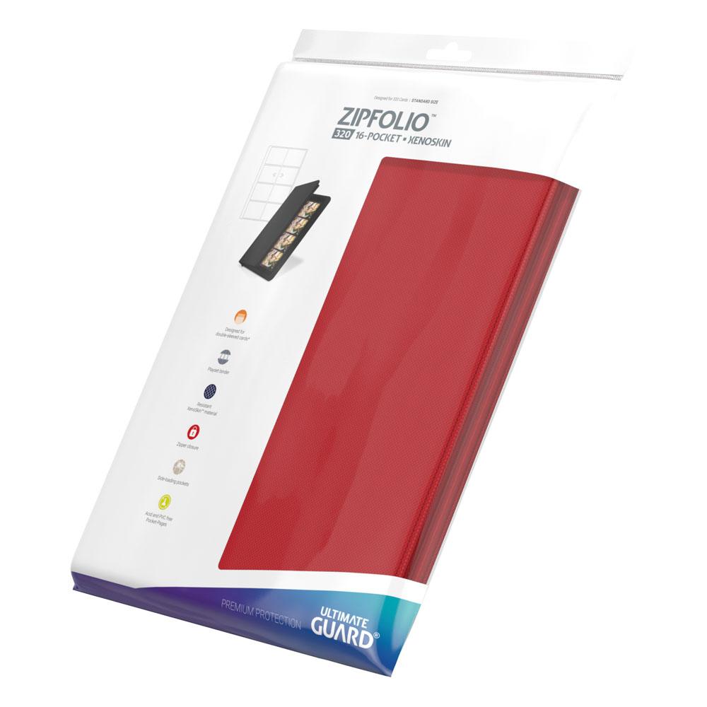 Album cartas TCG Ultimate Guard Zipfolio 320 - 16 Pocket XenoSkin Rojo