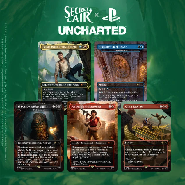 SECRET LAIR X UNCHARTED MAGIC THE GATHERING (INGLÉS)
