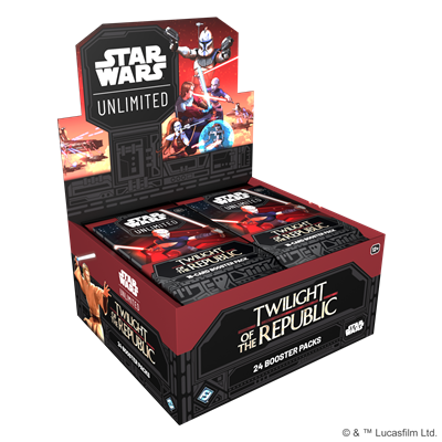 Box FFG - Star Wars: Unlimited - Twilight of the Republic Booster Display (24 Booster) - EN